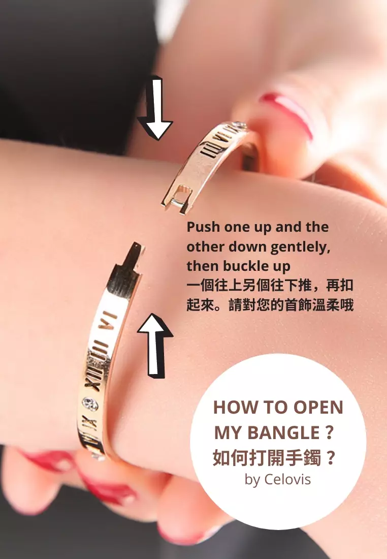 Chantal 經典款羅馬數字情侶手鐲套裝