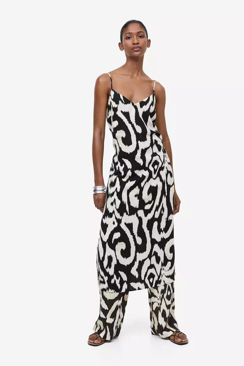 H&m leopard print maxi dress shop