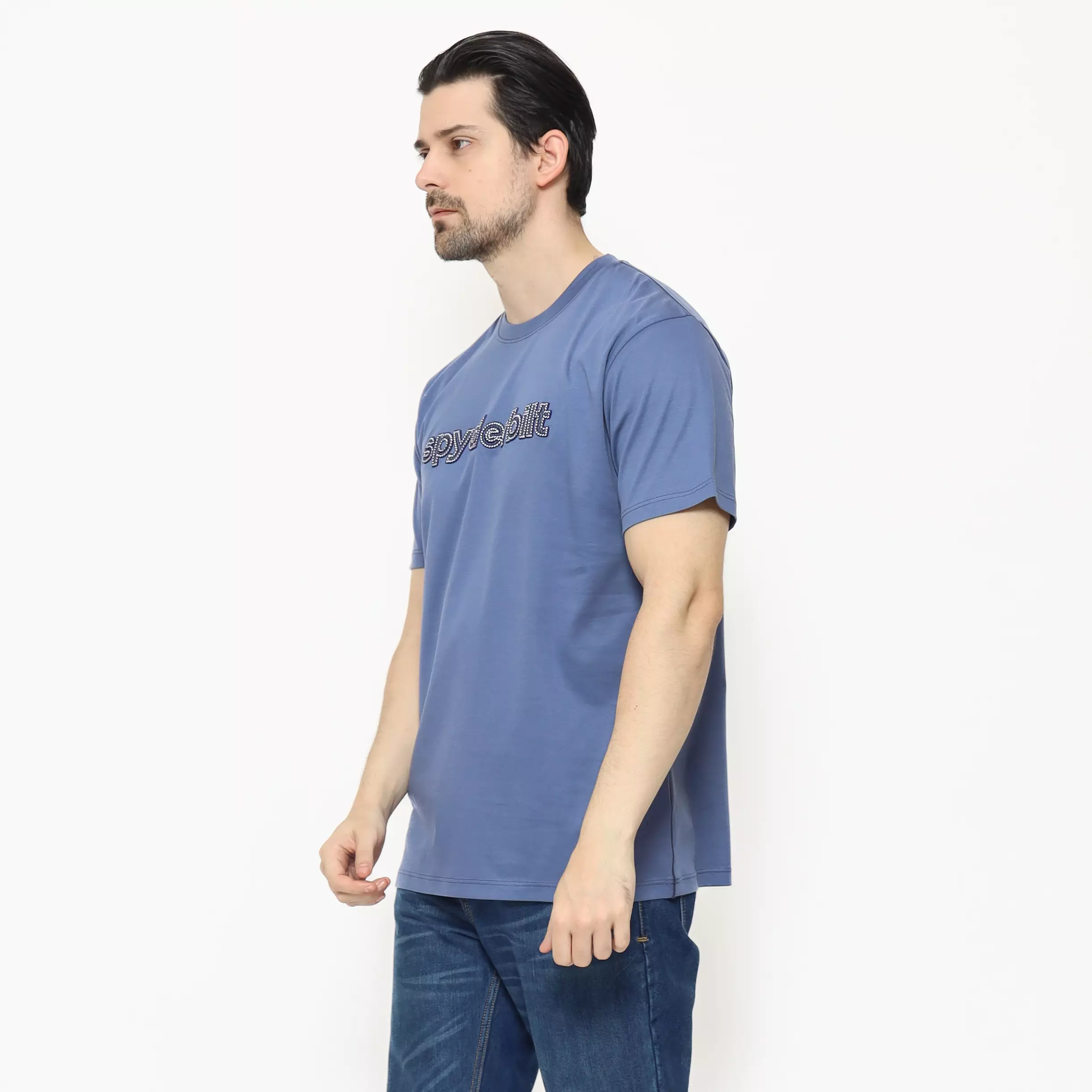Spyderbilt Kaos lengan pendek Pria Avery Tencel Planet Surf