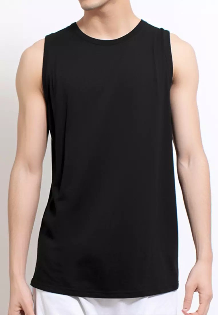 MTL73 Kutung Pria Casual SVN Polos Hitam