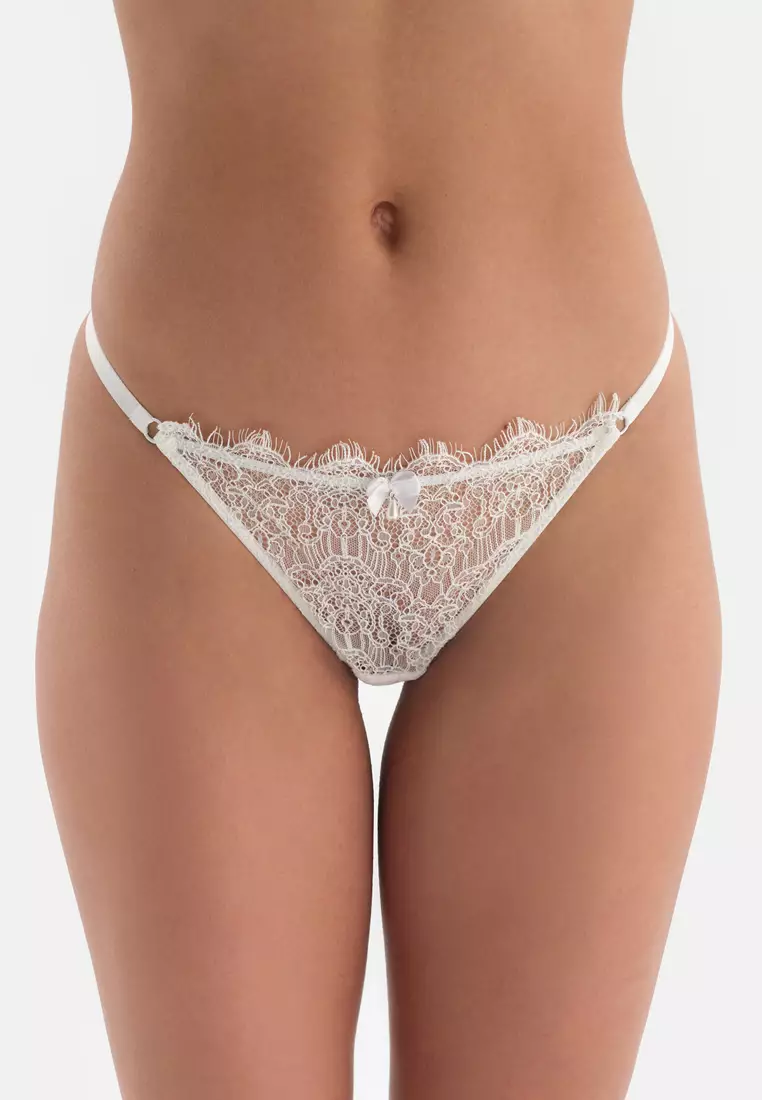 Buy DAGİ White Bride G-Strings, Underwear for Women 2024 Online