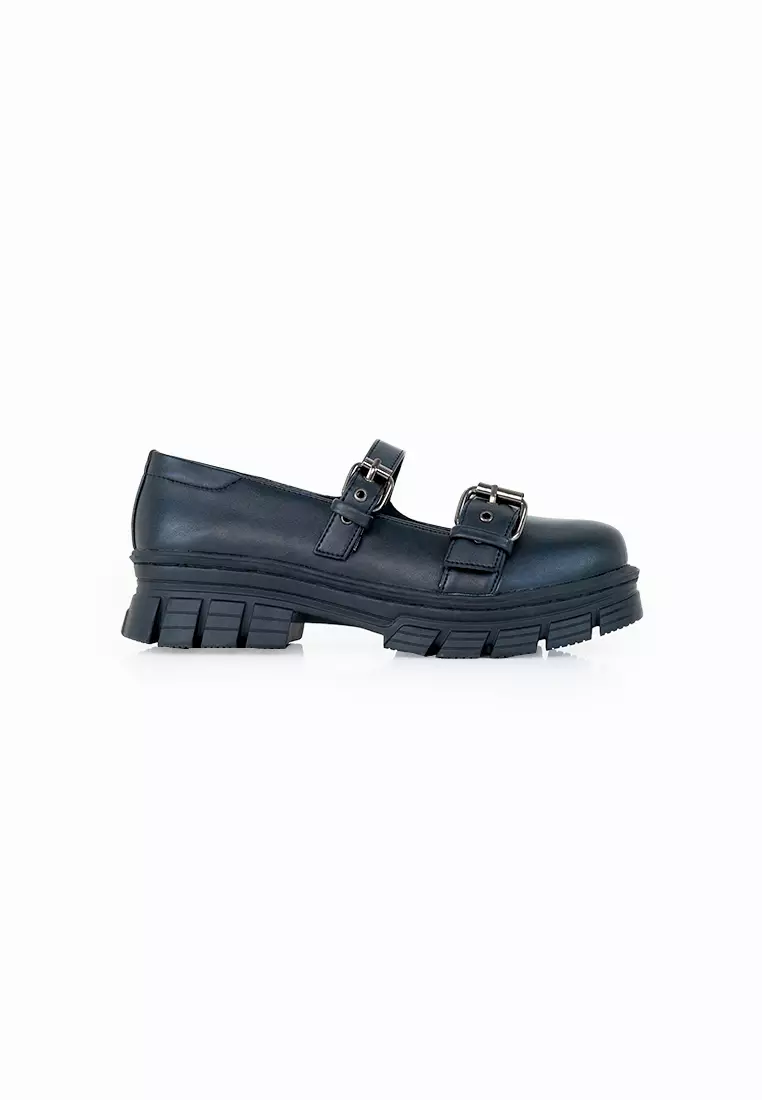 SEIS Retro Sepatu Docmart Wanita / Loafers Wanita
