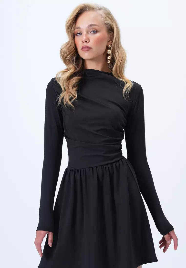 Ruched Mini Dress