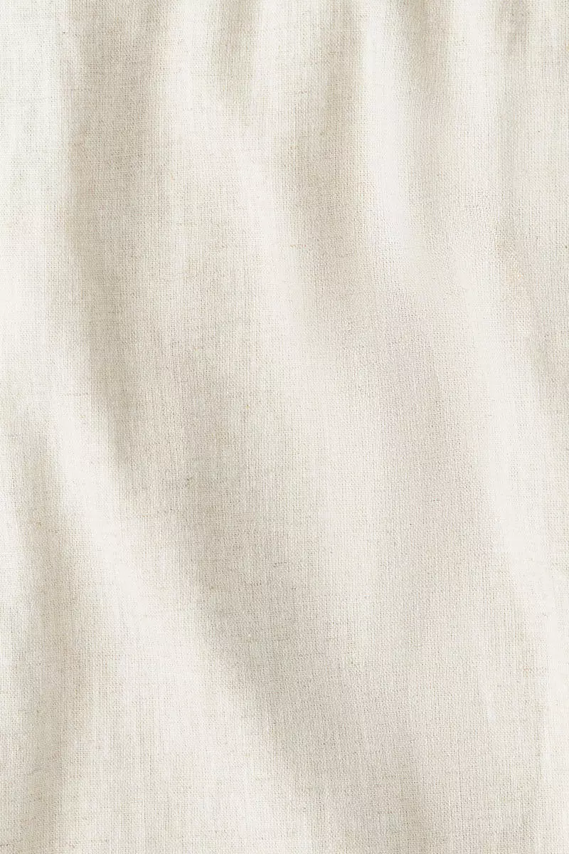 Regular Fit Linen-blend trousers