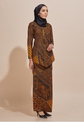 Buy HABRA Kara Kebaya Batik KR48 from HABRA in Yellow only 229