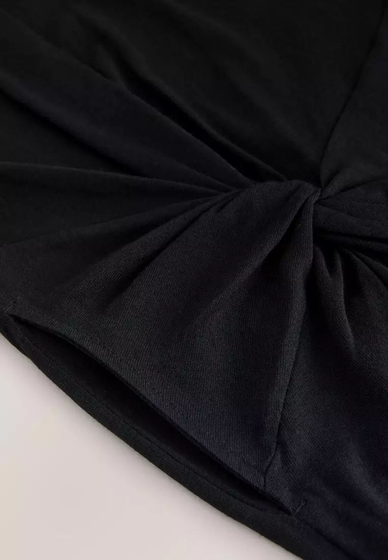 Jersey Twist T-Shirt Summer Dress