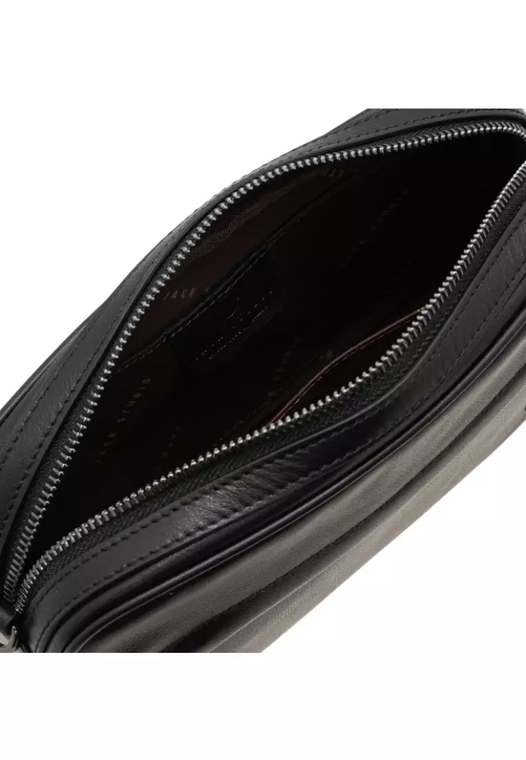 Grain Leather Sling Crossbody Shoulder Bag BAB 40131