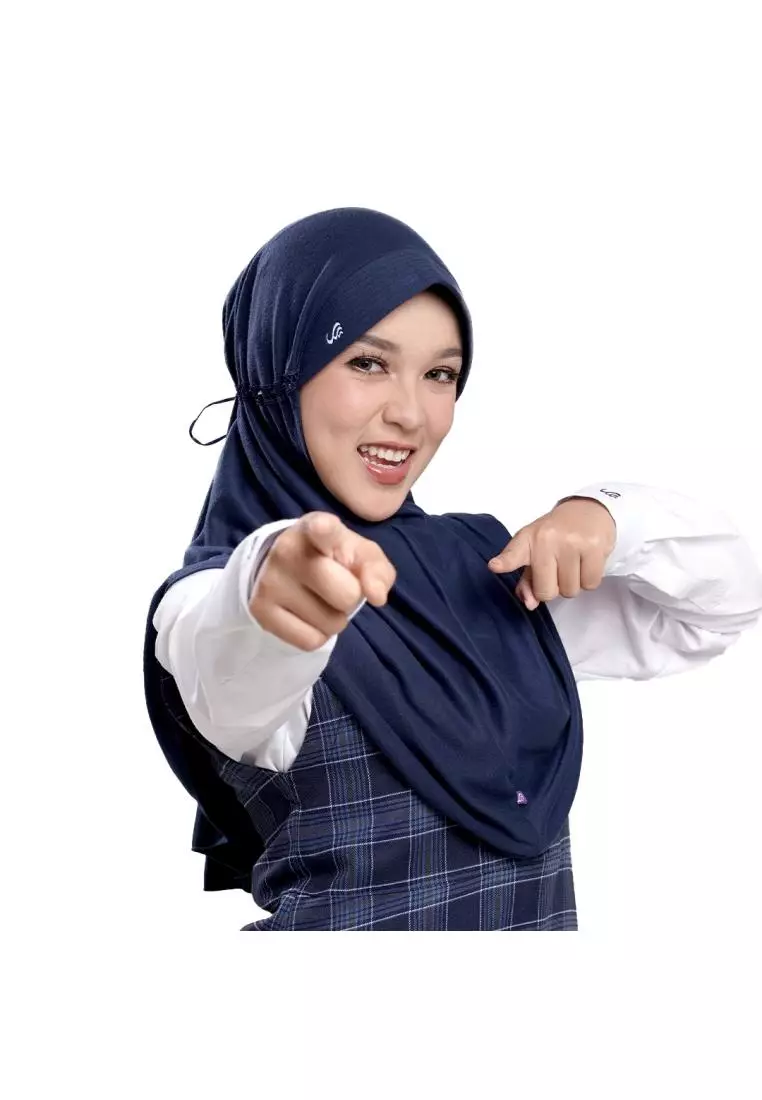 Jual RABBANI Rabbani - Kerudung Sekolah Instan Innova - Navy XS (New ...