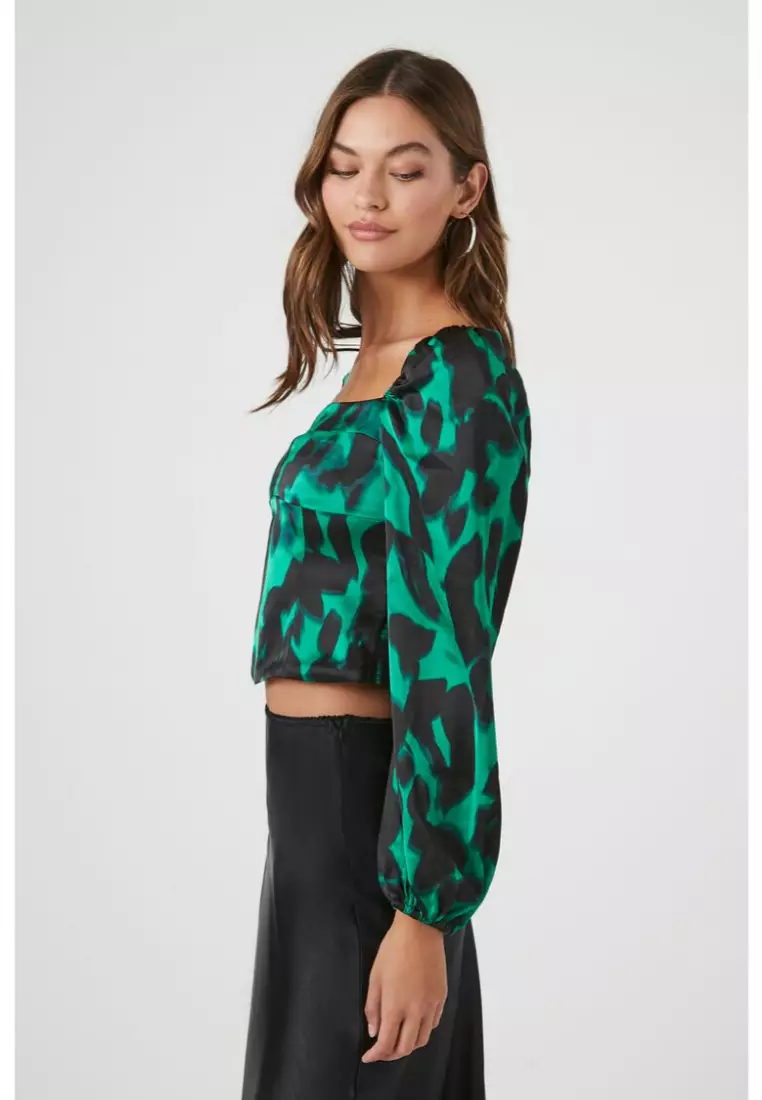 Forever 21 animal print top hotsell