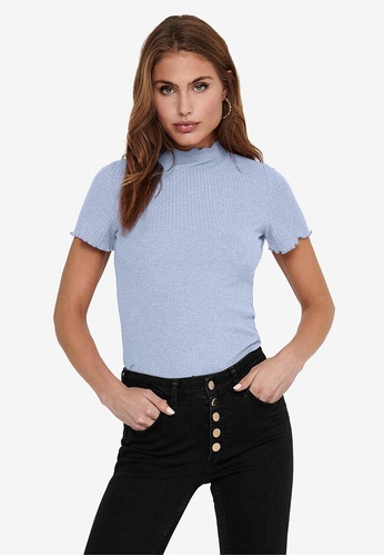 high neck tops with sleeves