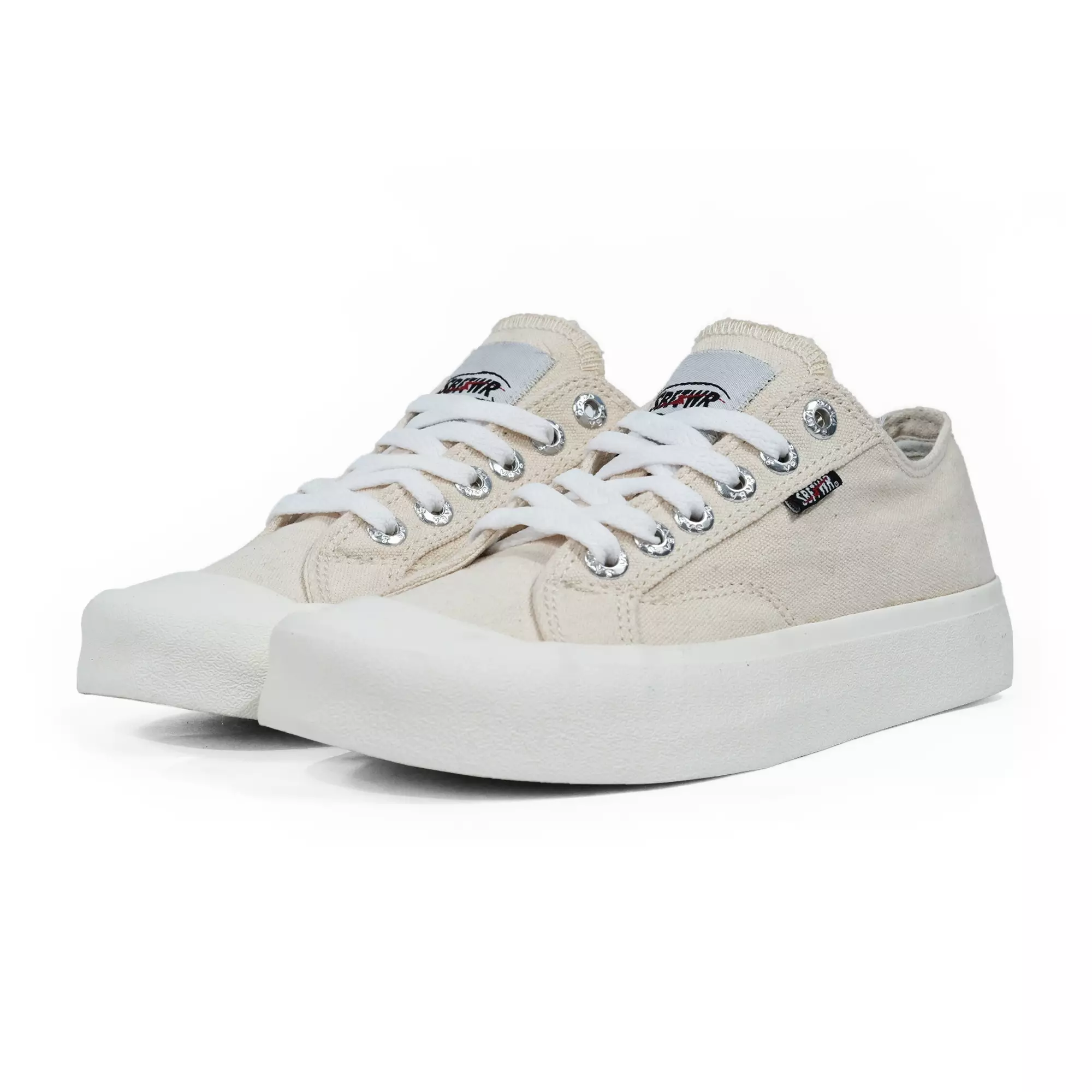 SABA Basic Off White - Sepatu Sneakers Casual Pria Wanita Original 100% BS 06