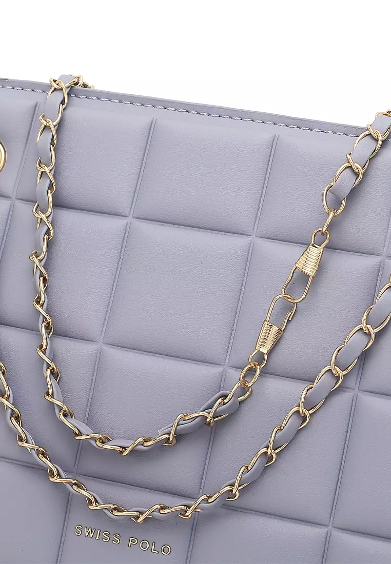 Women's Top Handle Bag / Sling Bag / Crossbody Bag - Purple