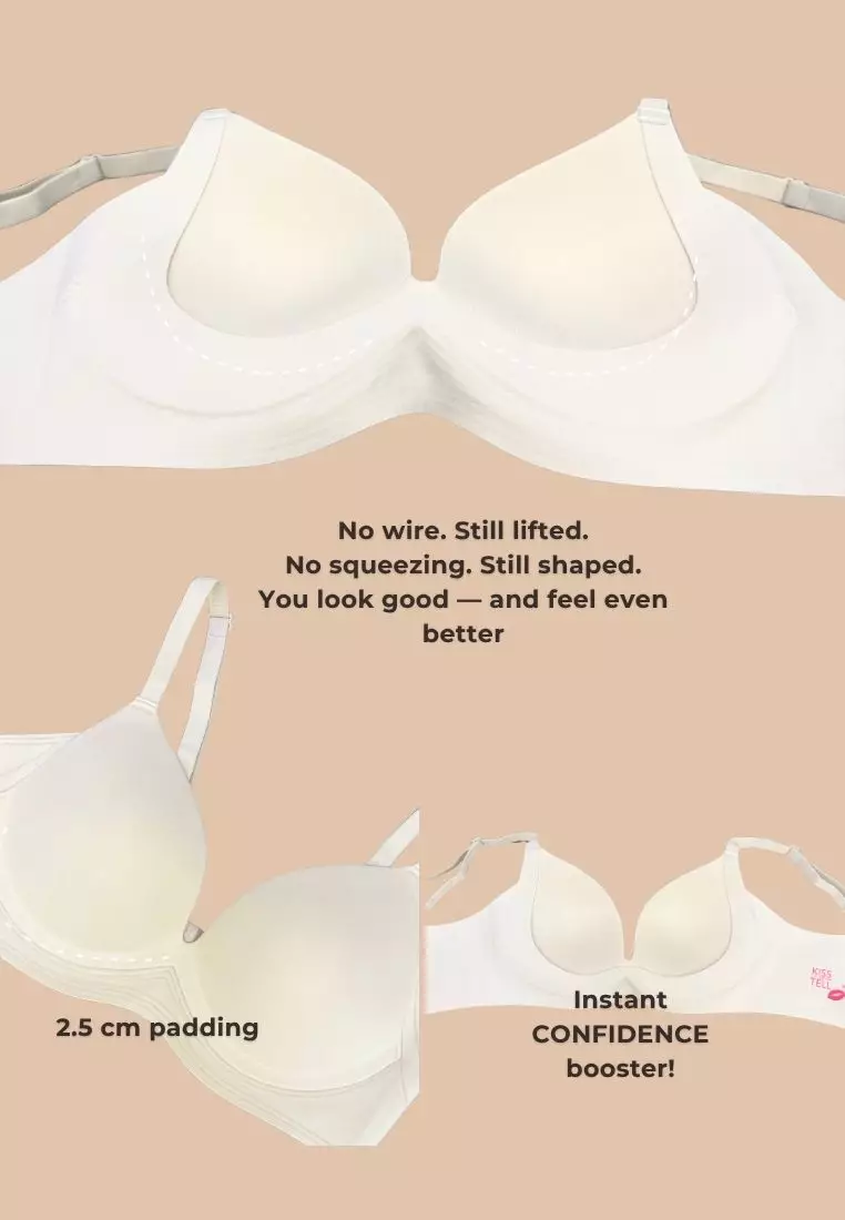 Miranda Double Push Up Bra in Taupe