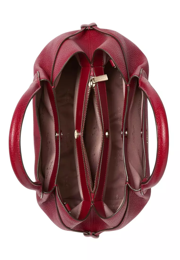 Dumpling Large Satchel - Red Jam