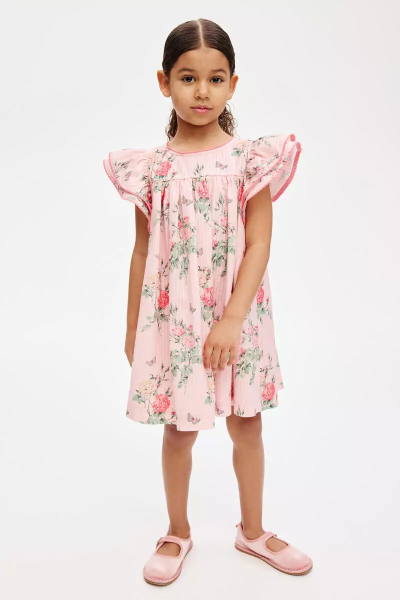 Cotton seersucker dress