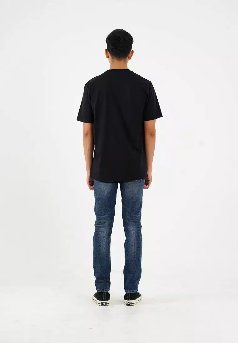 3Second Men's T-Shirt Short Sleeve Regular Fit Cotton Daph OL-C850125