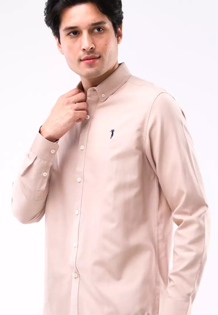 Woven Polo Long Sleeves
