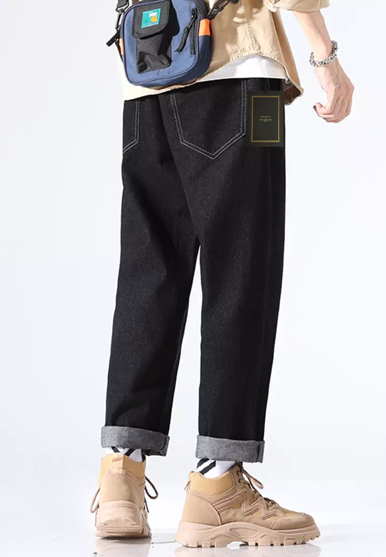 Tapered Washed Jeans AY-LS336