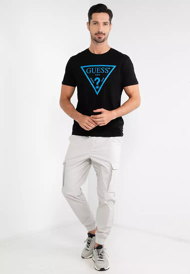 Guess reflective shirt hot sale