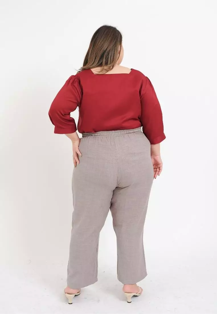 Plus Size Pants Yoo Ra Grey