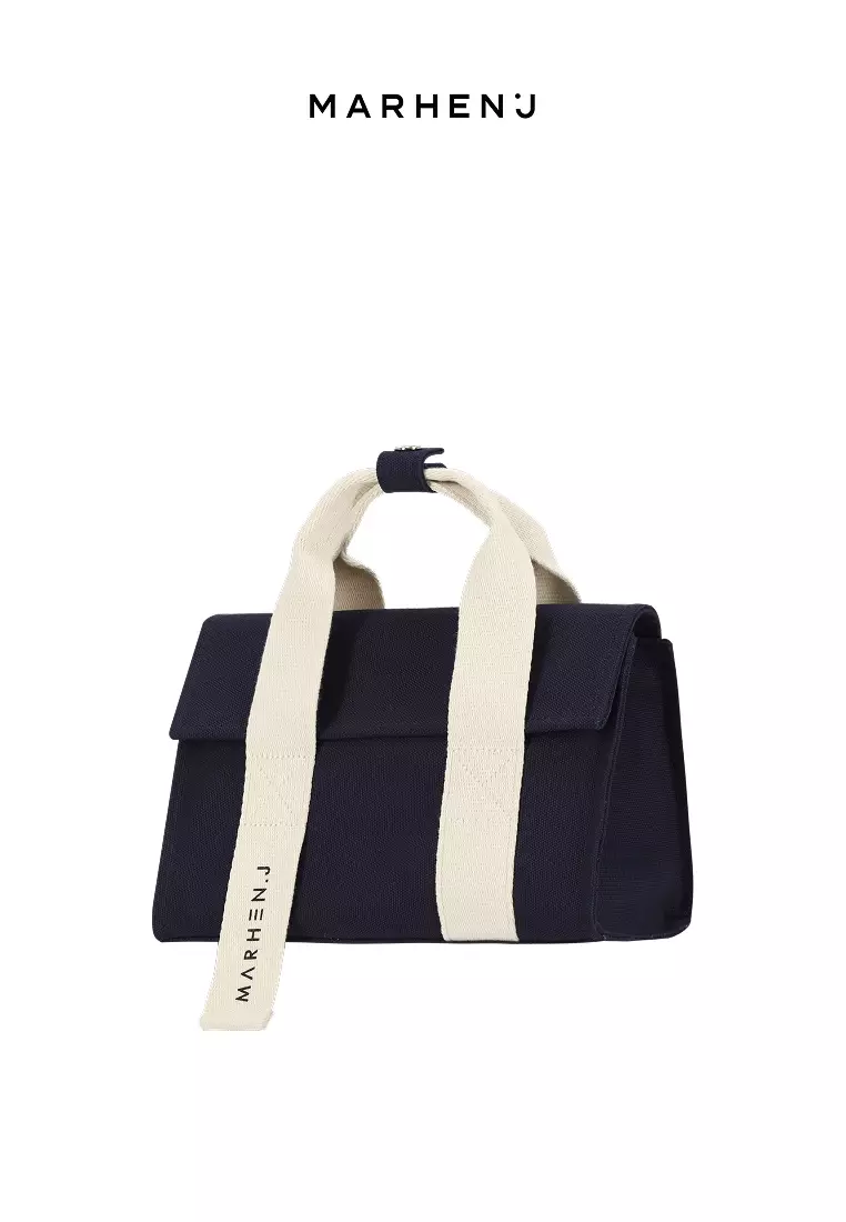 ROY NANO Canvas Crossbody Bag Navy