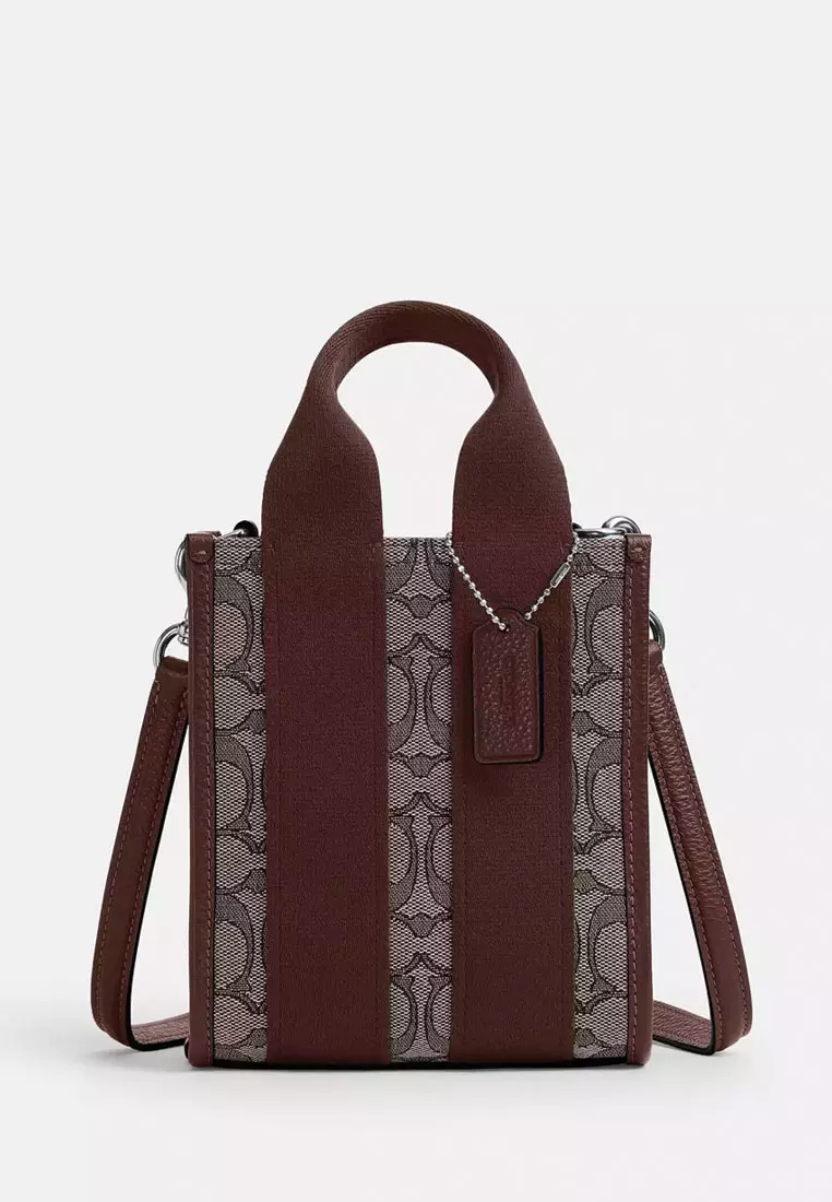 Buy Coach Smith Mini Tote Bag In Signature Jacquard 2026 Online | ZALORA