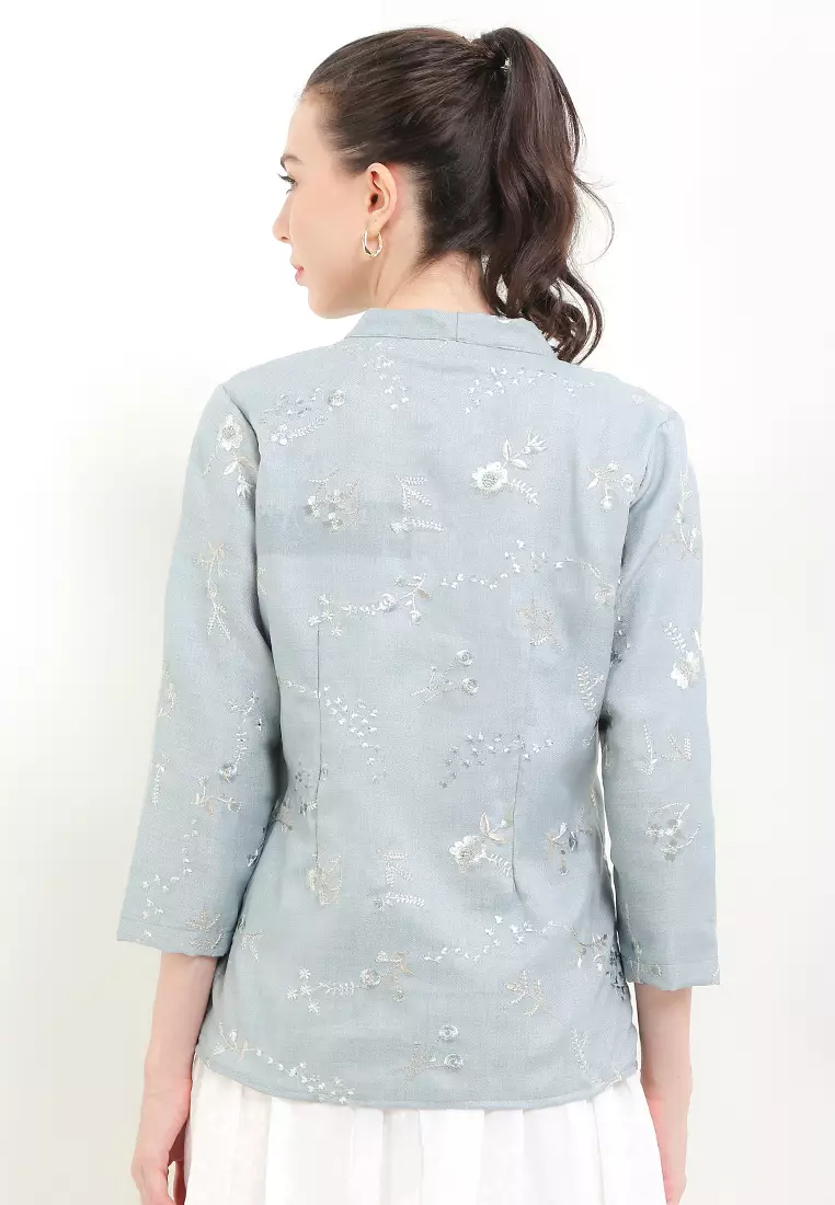 Kebaya Fashion Regular 7/8-Sleeve