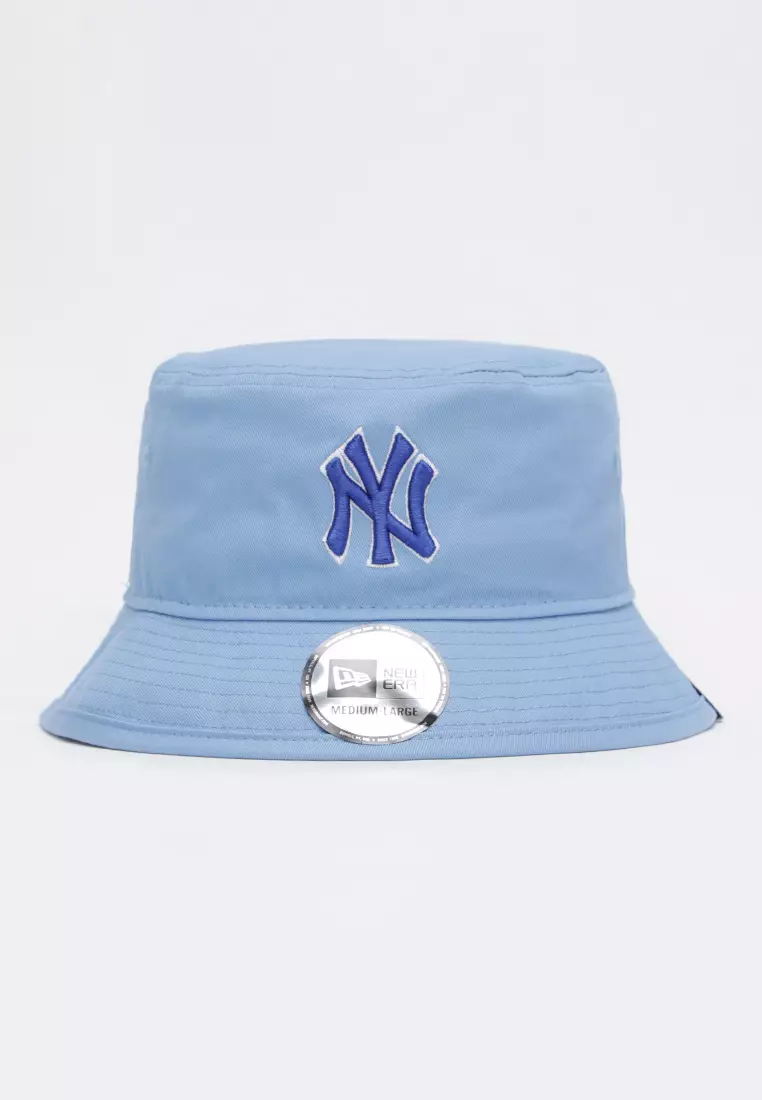 Buy New Era New York Yankees MLB Deep Freeze Sky Blue Bucket Hat