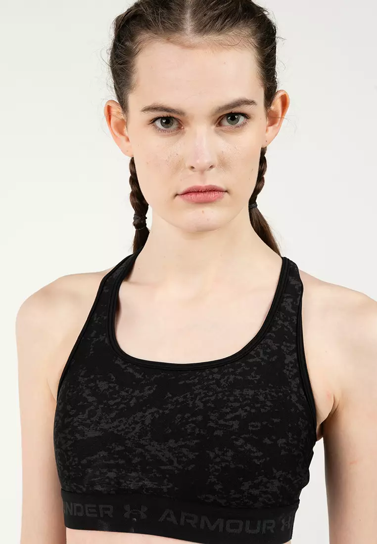 Crossback Mid Printed Sports Bra