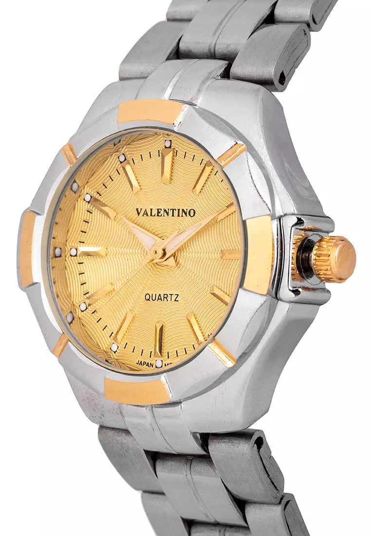 Analog Watch 20122263-Two Tone Ves - Gld Dial Line