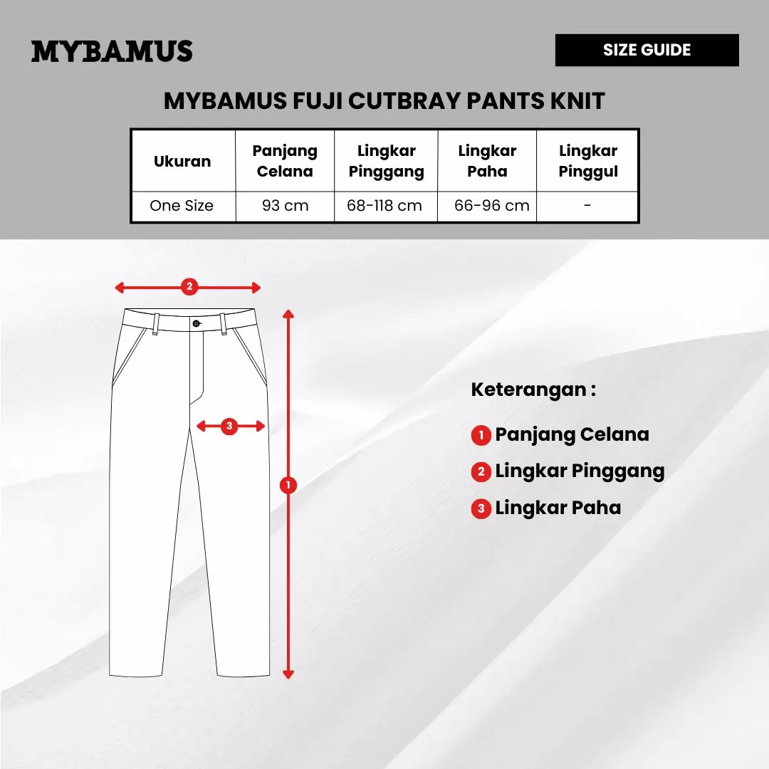 Fuji Cutbray Pants - Mahogany M19512 R72S5