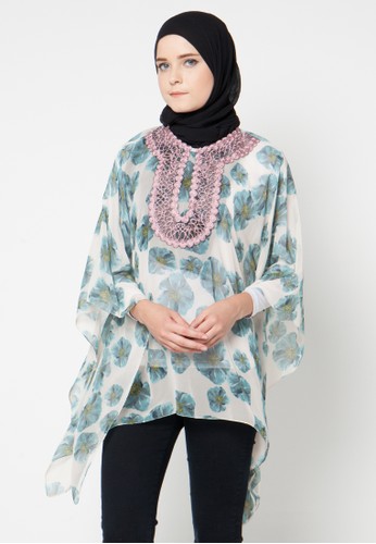 Alivia Blouse Florals With Lace