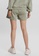 Vero Moda green Natalie High Waist Embroidery Shorts 84093AA542D7CEGS_2
