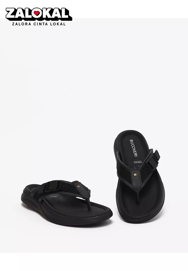 Buccheri Adolf Sandal Man Black