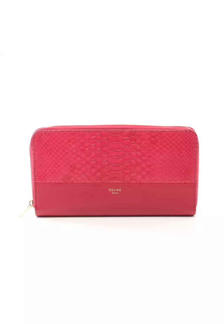 Celine discount wallet green