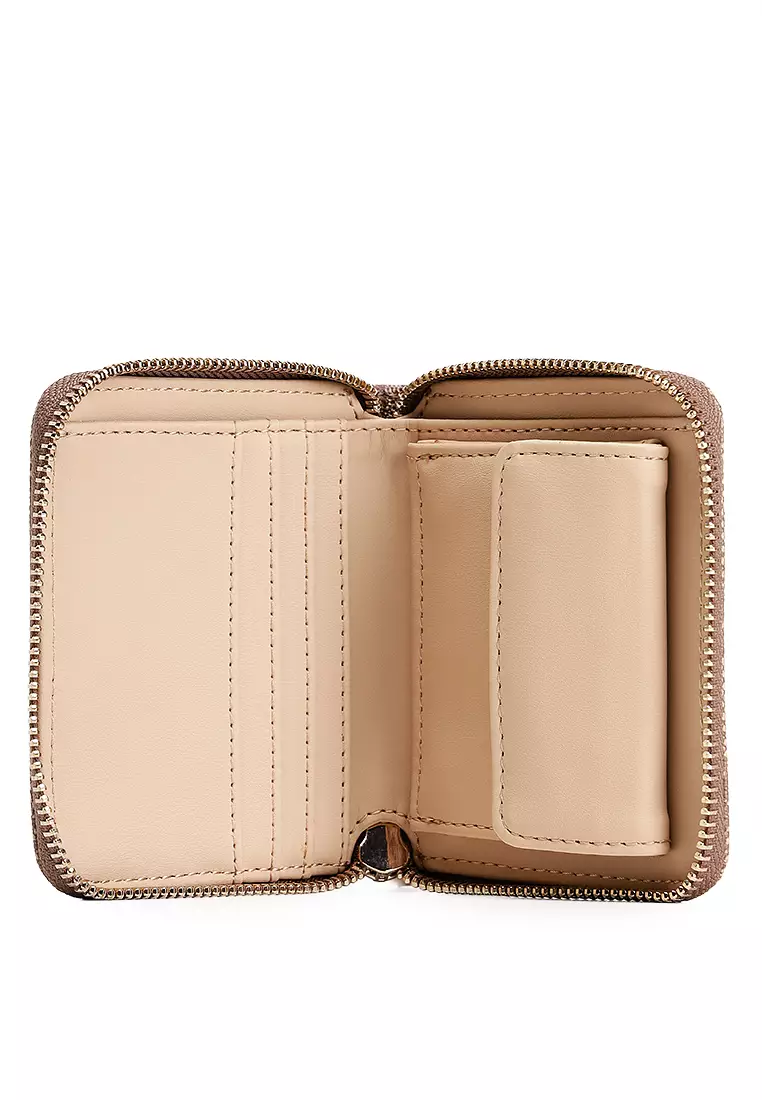 Laurel II Signature Logo Small Zip Around Wallet
