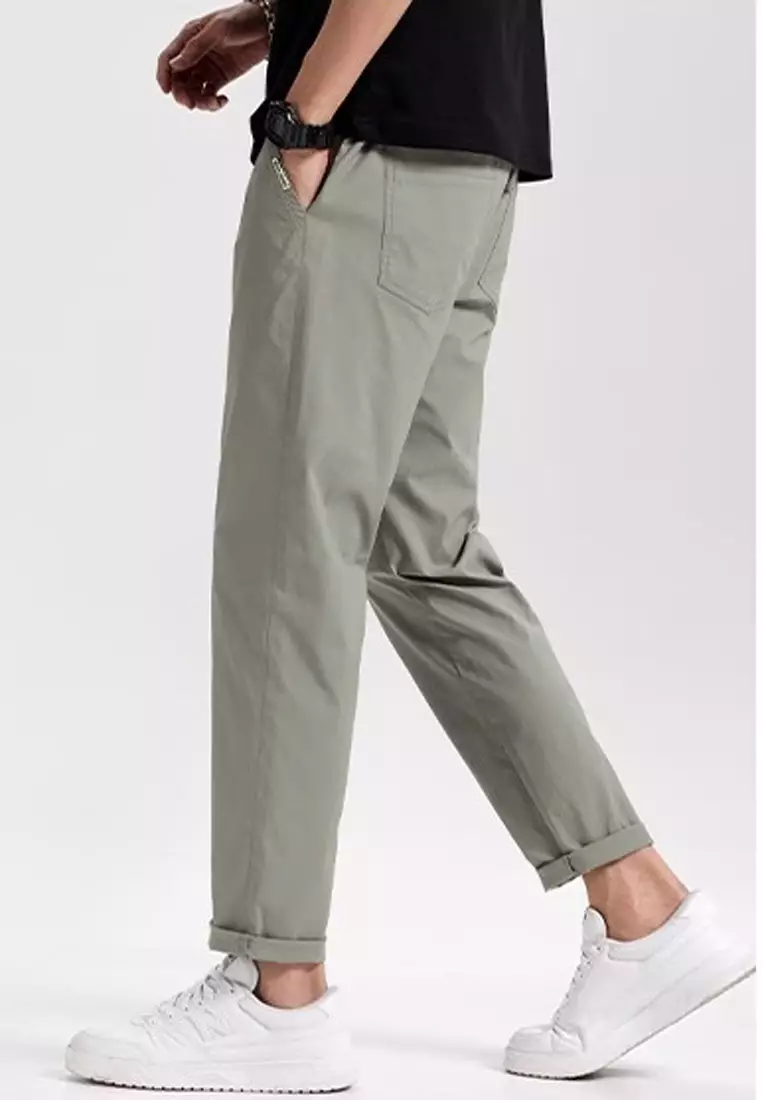 Elasticated Waist Slim Pants
