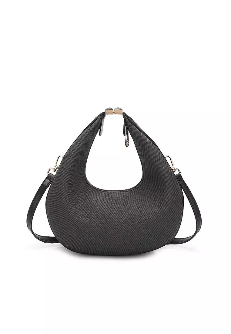Women's Top Handle Bag / Sling Bag / Crossbody Bag / Shoulder Bag - Black