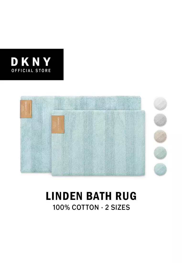 Buy DKNY 2 Size Options DKNY PURE Linden 100 Cotton Linen Bath