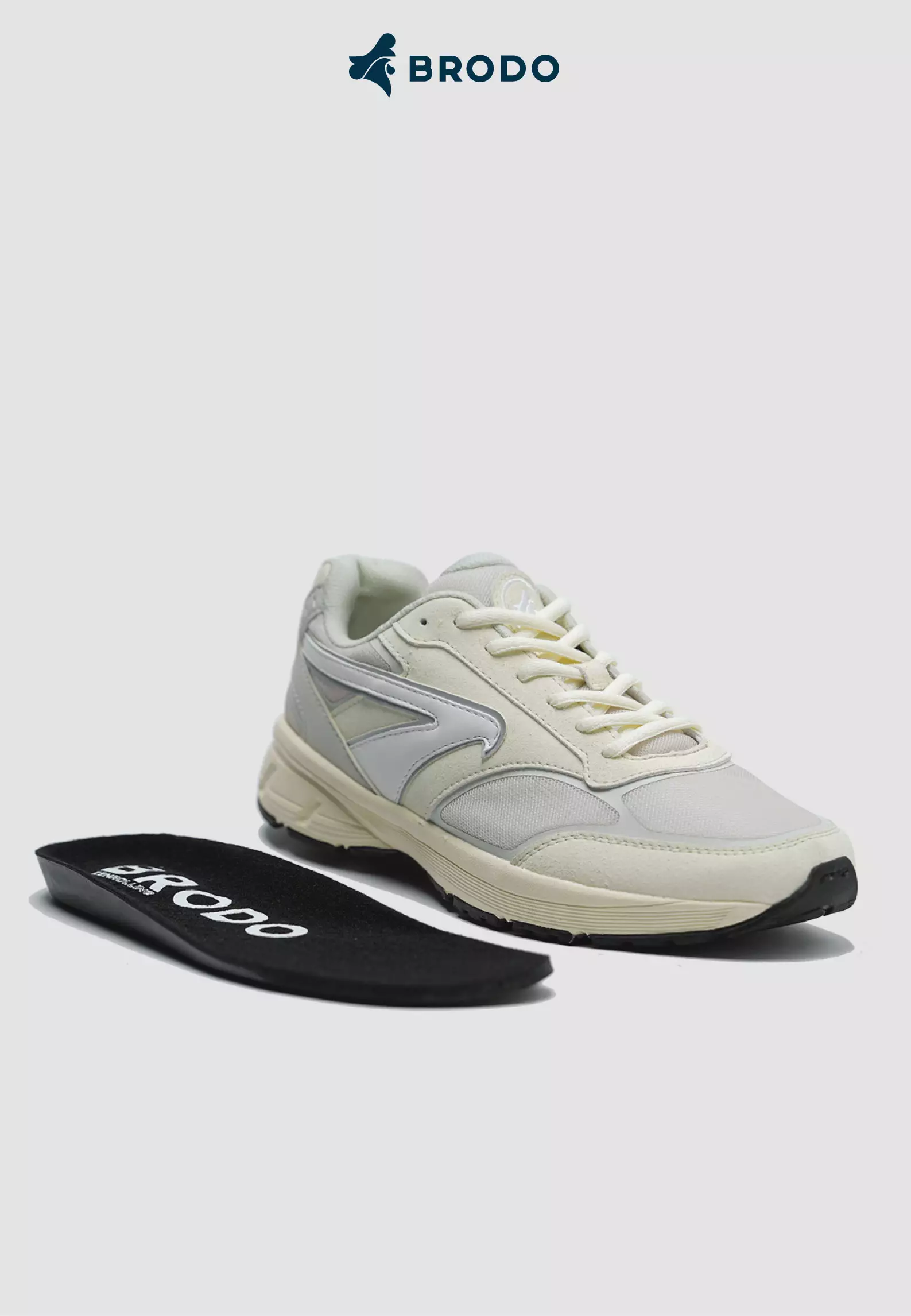 BRODO - Sneakers Ace Nova Cream OWS