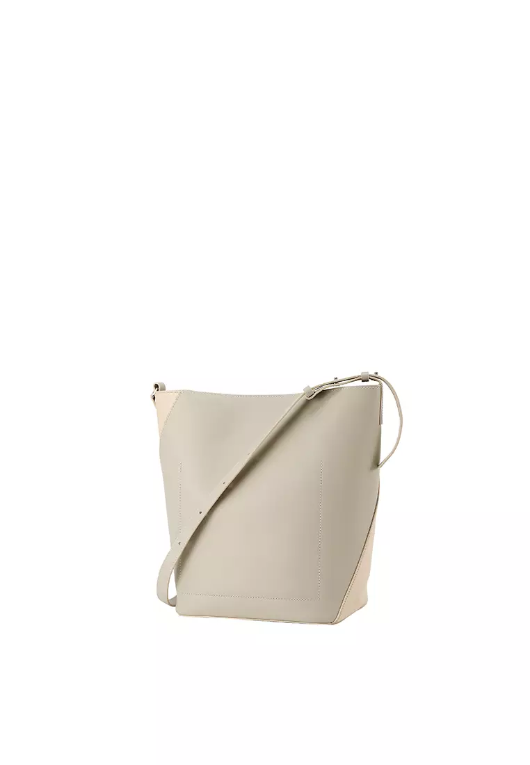 ANAIS Shoulder Bag - Cream / Grey