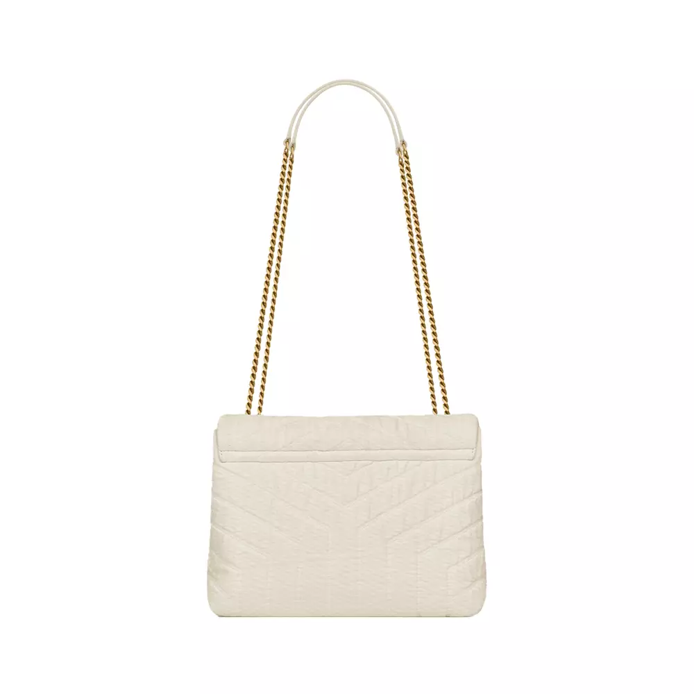 Saint Laurent Loulou Small Cotton Shoulder Bag