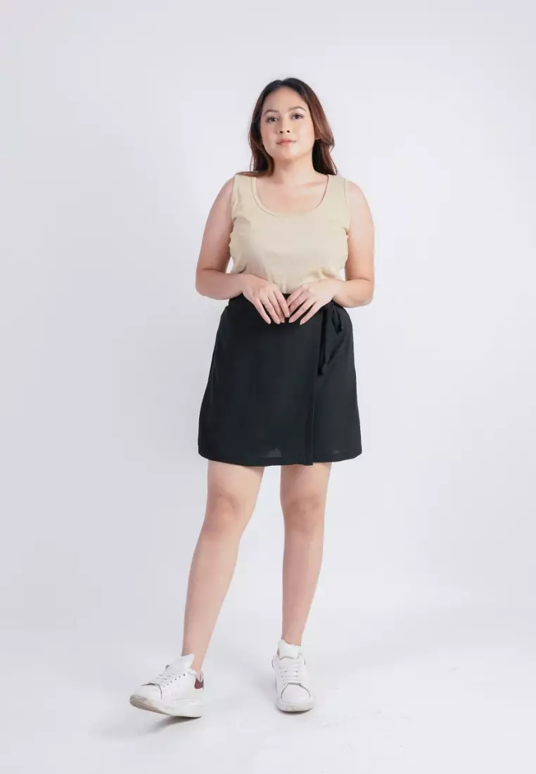 plus size ae ra skort sable