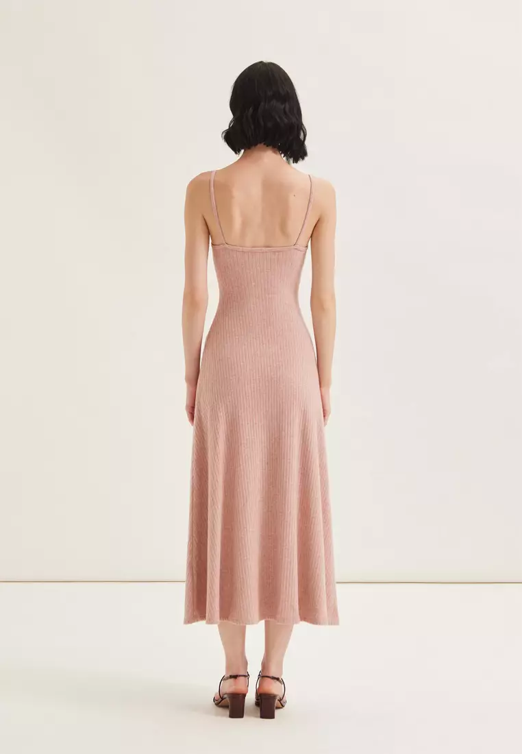 Soft Ribbed Jersey Cami Dress