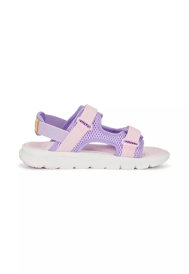 Purple fenty puma slides shop