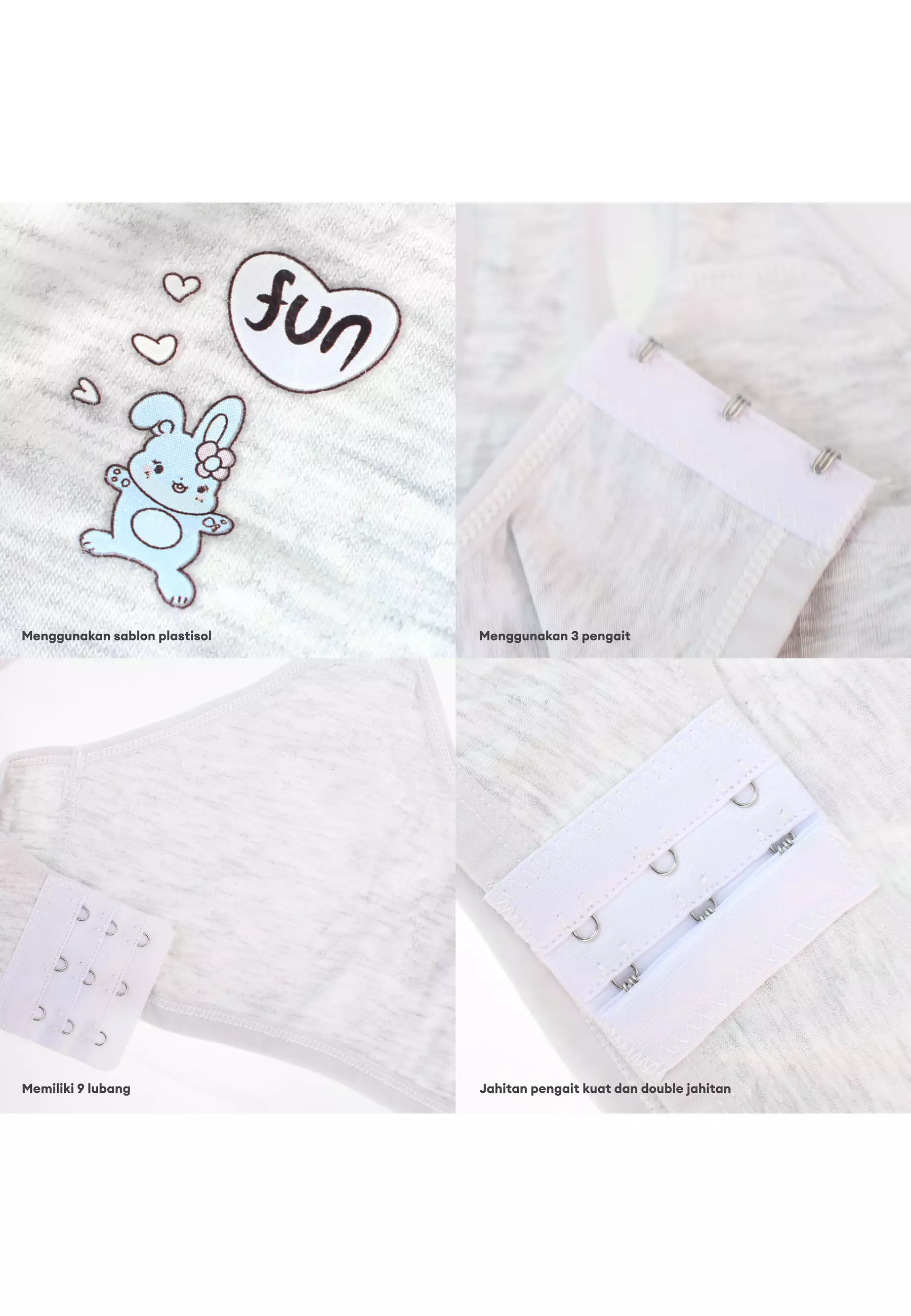 Wimiu Miniset BH Mini Set Miniset Anak Perempuan SD SMP Wanita Remaja Bra Sport Step One 100144