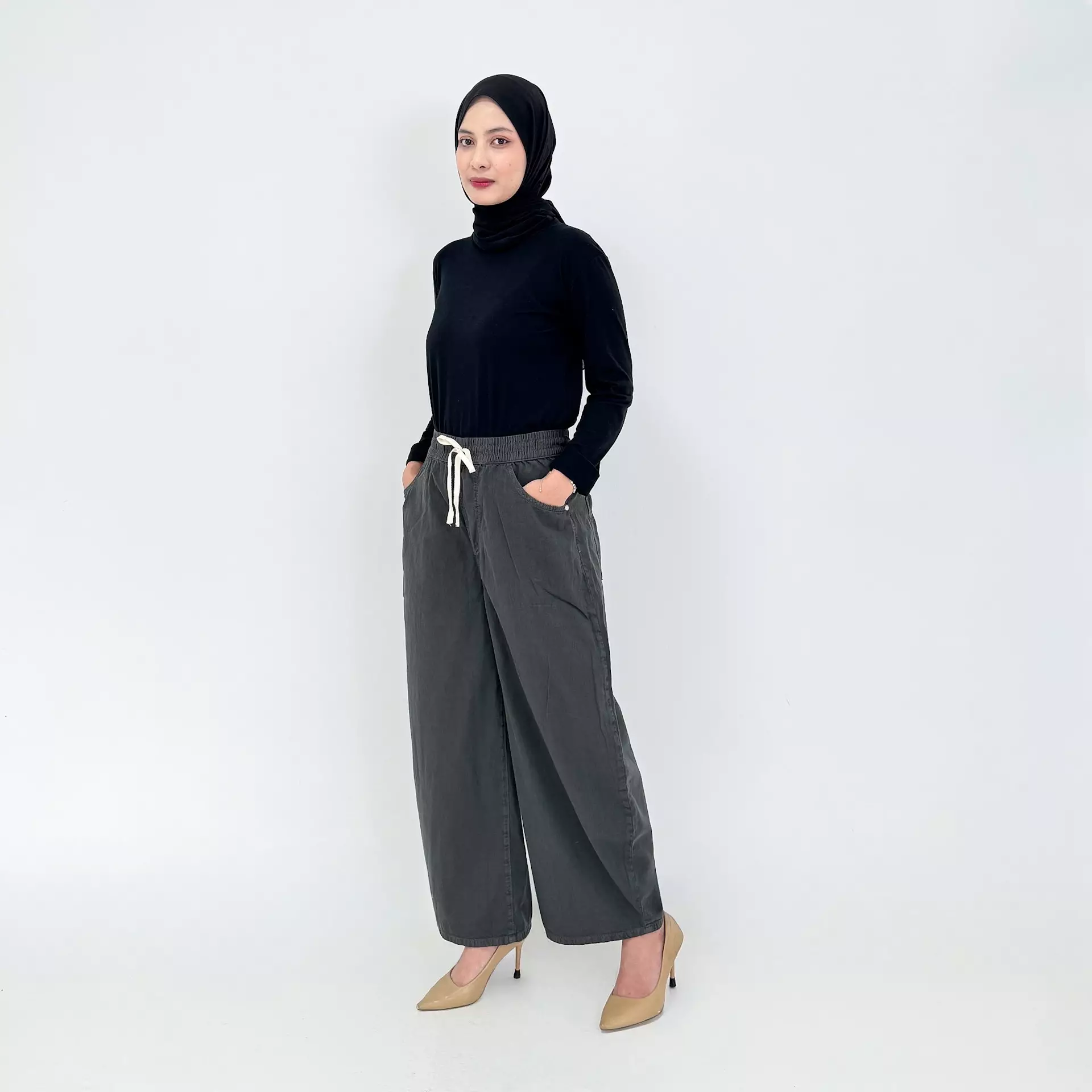 Celana Panjang Muslim Wanita - Zamora Barrel Pants 