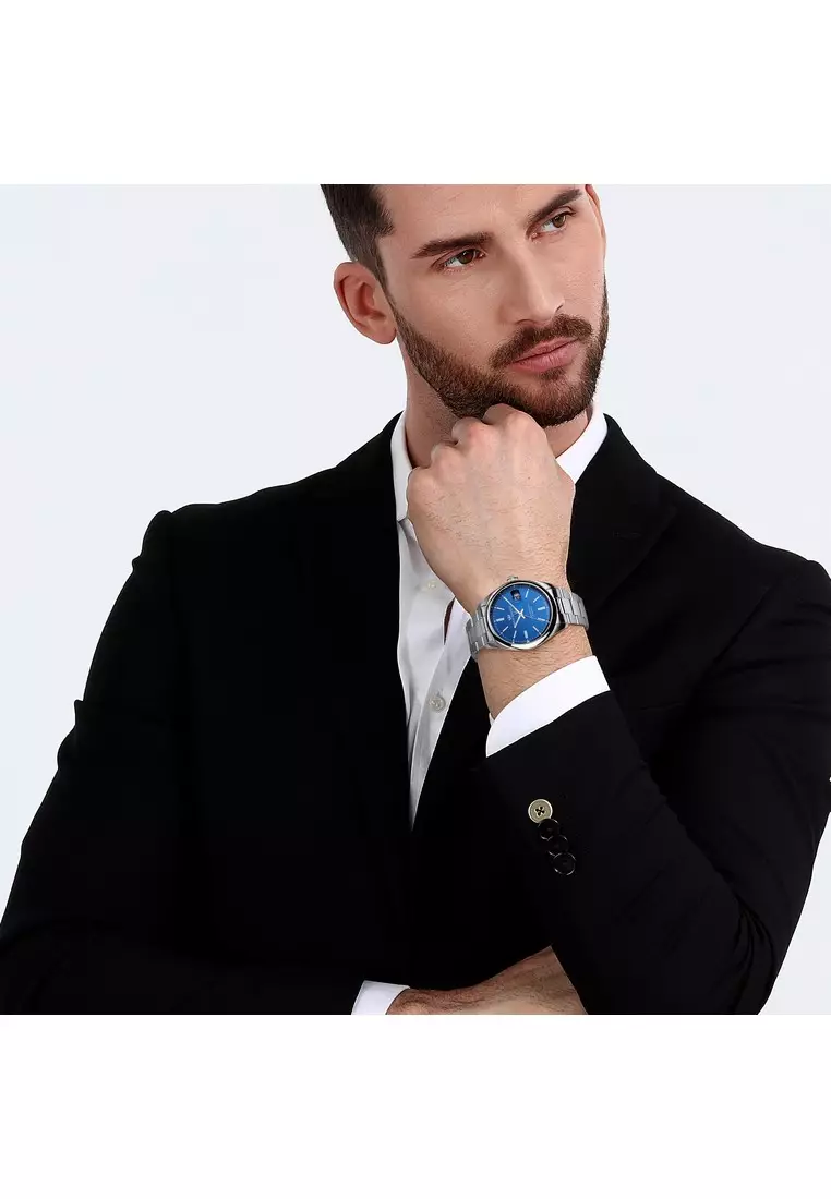 【Swiss Made】Philip Watch Caribe Urban Collection 39mm Men's Quartz Watch R8253597644-10 ATM Waterproof