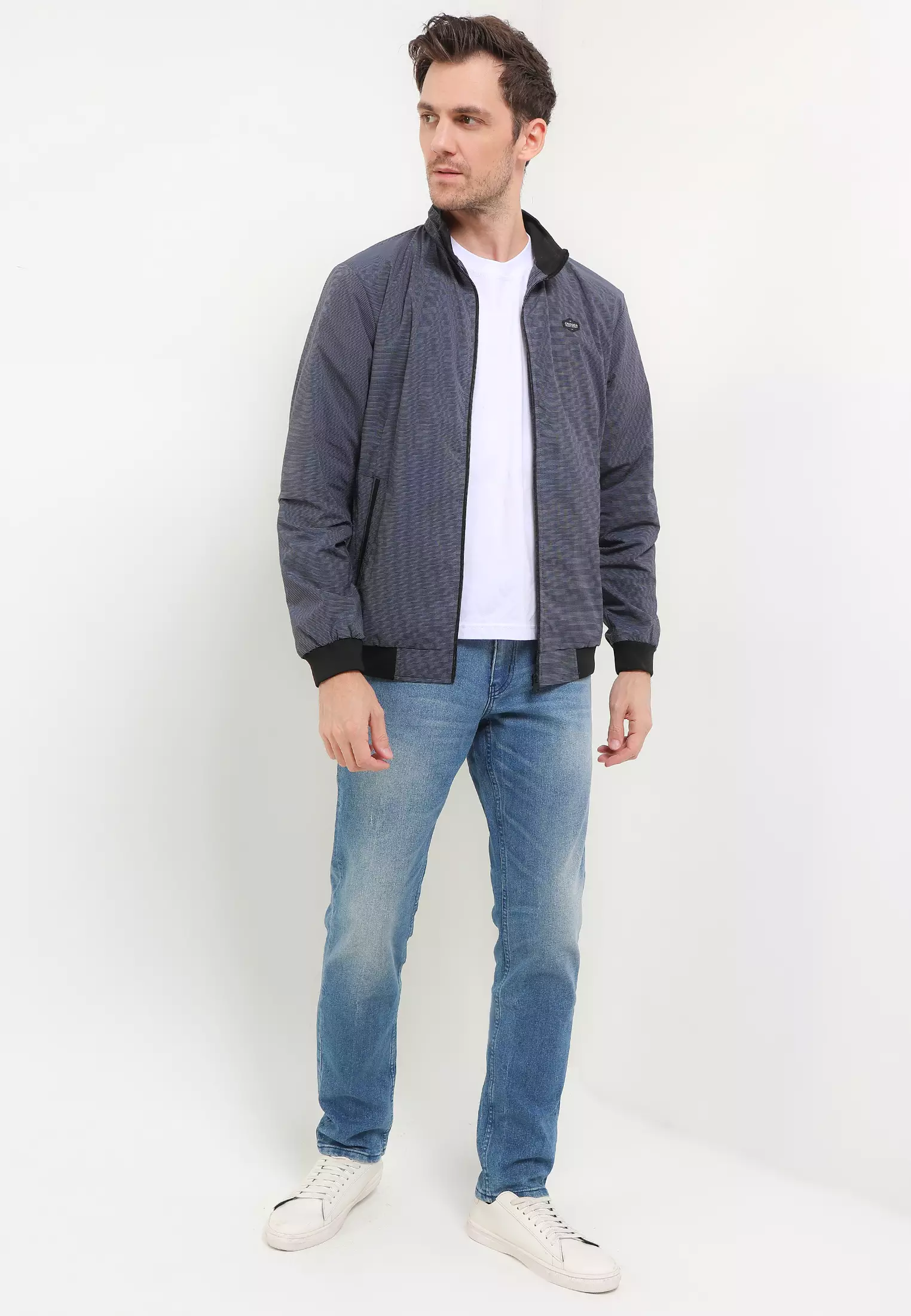 Cressida Casual Jacket Nylon Dark Grey - UB027G