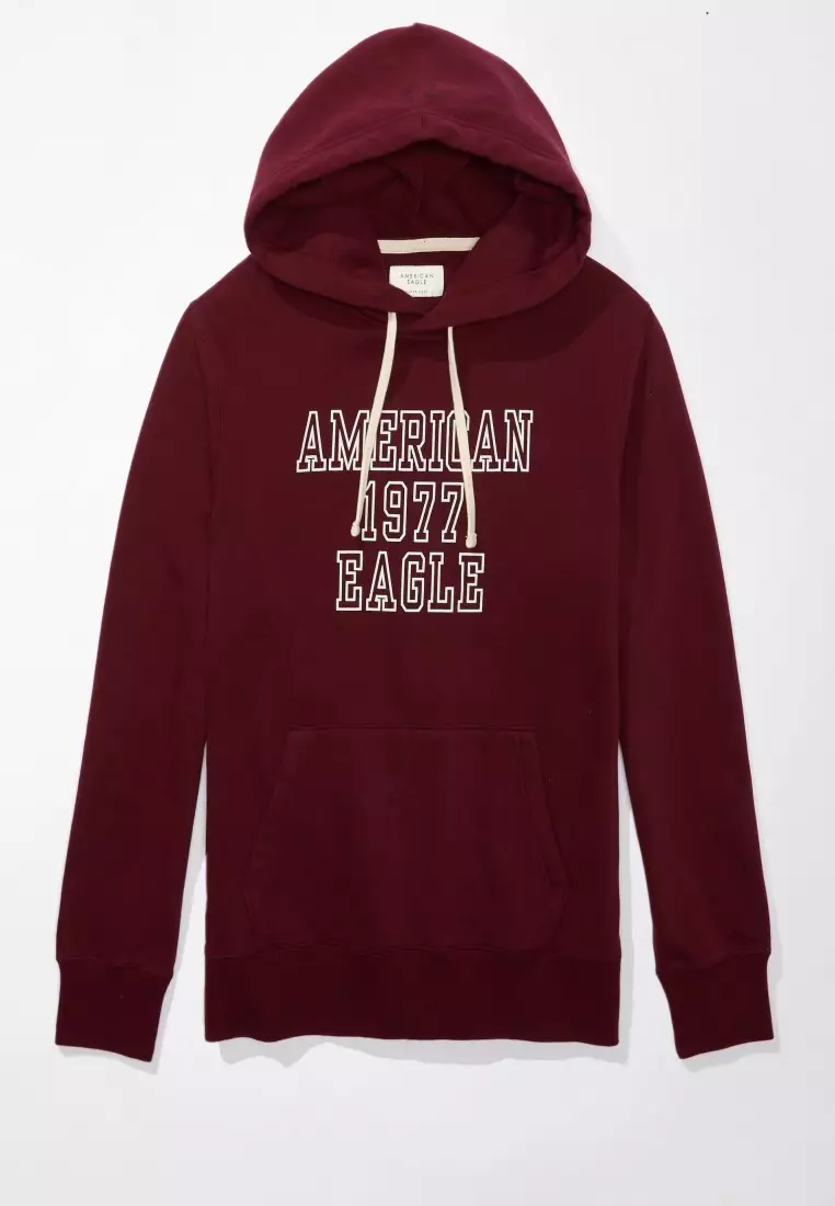Maroon american shop eagle hoodie